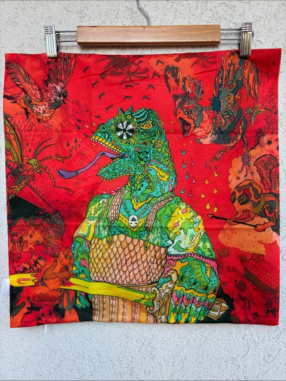 King Gizzard and the Lizard Wizard pillow cover 12 bat bruise